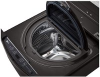 WD100CB LG Sidekick Pedestal Washer - 1.0 cu. ft. Black-2