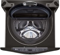 WD100CB LG Sidekick Pedestal Washer - 1.0 cu. ft. Black-5