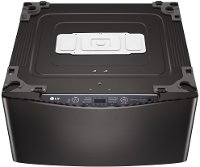 WD100CB LG Sidekick Pedestal Washer - 1.0 cu. ft. Black-8