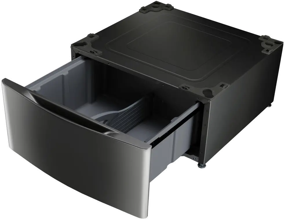 WDP4B LG Laundry Pedestal - Black 27 inch-2