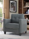 Contemporary Gray Chair - Tulsa