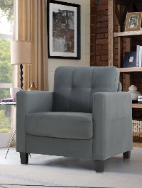 Contemporary Gray Chair - Tulsa