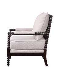 Casual Traditional Beige Accent Chair - Lawrence-2