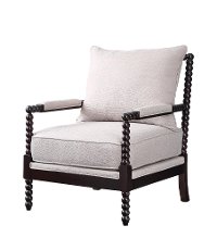 Casual Traditional Beige Accent Chair - Lawrence-4