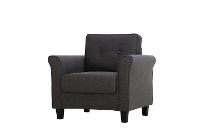Classic Contemporary Heather Gray Chair - Henley-3