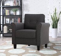 Classic Contemporary Heather Gray Chair - Henley-5