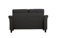 Classic Contemporary Heather Gray Loveseat - Henley-4
