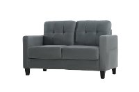 Contemporary Gray Sofa - Tulsa-5