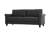 Classic Contemporary Heather Gray Sofa - Henley-3