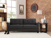 Classic Contemporary Heather Gray Sofa - Henley-5