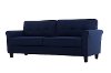Classic Contemporary Navy Blue Sofa - Hanson