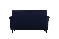 Classic Contemporary Navy Blue Sofa - Hanson-5