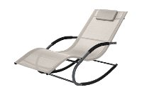 Relax A Lounger Beige Patio Lounge Chair - Tampa-2