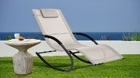 Relax A Lounger Beige Patio Lounge Chair - Tampa-5
