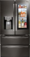 LMXS28596D LG 27.6 cu. ft. French Door Smart Refrigerator - 36 Inch Black Stainless Steel