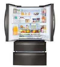 LMXS28596D LG 27.6 cu. ft. French Door Smart Refrigerator - 36 Inch Black Stainless Steel-7