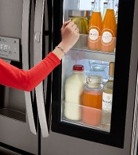 LMXS28596D LG 27.6 cu. ft. French Door Smart Refrigerator - 36 Inch Black Stainless Steel-8
