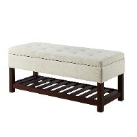 Beige Relax A Lounger Ottoman and Storage Bench - Reynolds-2