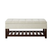 Beige Relax A Lounger Ottoman and Storage Bench - Reynolds-3