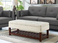 Beige Relax A Lounger Ottoman and Storage Bench - Reynolds-4