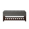 Light Gray Relax A Lounger Ottoman and Storage Bench - Reynolds