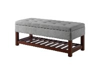 Light Gray Relax A Lounger Ottoman and Storage Bench - Reynolds-2
