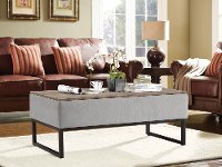 Light Gray Relax A Lounger Skylar Fold-out Coffee Table - Skylar
