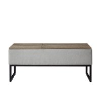 Light Gray Relax A Lounger Skylar Fold-out Coffee Table - Skylar-2