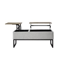 Light Gray Relax A Lounger Skylar Fold-out Coffee Table - Skylar-5