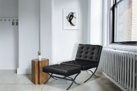 Black Relax a Lounger Chair and Ottoman Set - Princeton