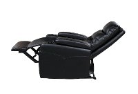 Black Relax A Lounger Faux Leather Recliner - Spencer-4