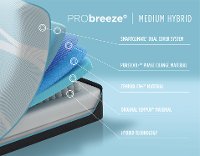 10242120 Tempur-Pedic Medium Hybrid Twin-XL Mattress - PRObreeze-5
