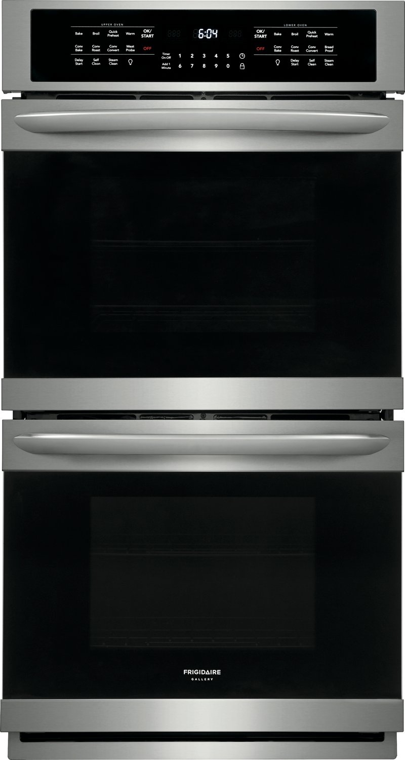 FGET2766UF Frigidaire Gallery 27 Inch Double Wall Oven - 7.6 cu. ft. Stainless Steel-1