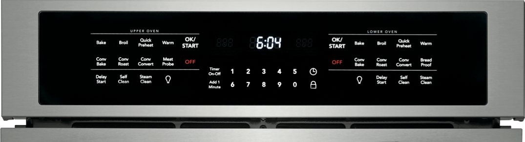FGET2766UF Frigidaire Gallery 27 Inch Double Wall Oven - 7.6 cu. ft. Stainless Steel-3