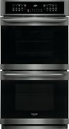 FGET2766UD Frigidaire Gallery 27 Inch Double Wall Oven - 7.6 cu. ft. Black Stainless Steel