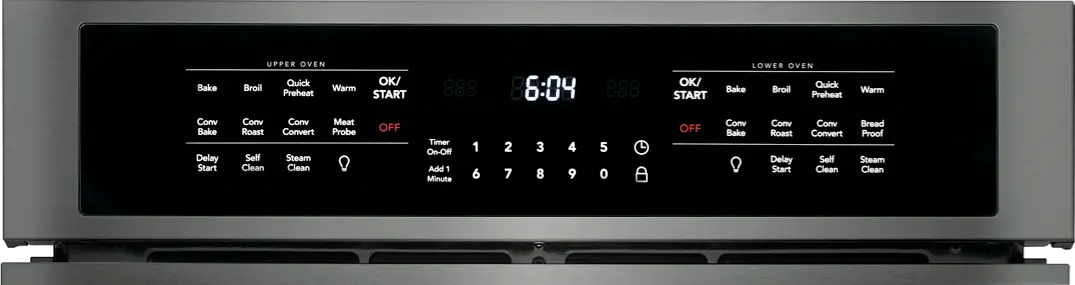 FGET2766UD Frigidaire Gallery 27 Inch Double Wall Oven - 7.6 cu. ft. Black Stainless Steel-3