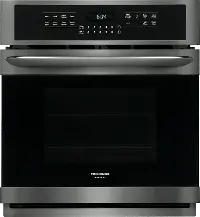 FGEW2766UD Frigidaire Gallery 27 Inch Single Wall Oven - 3.8 cu. ft. Black Stainless Steel