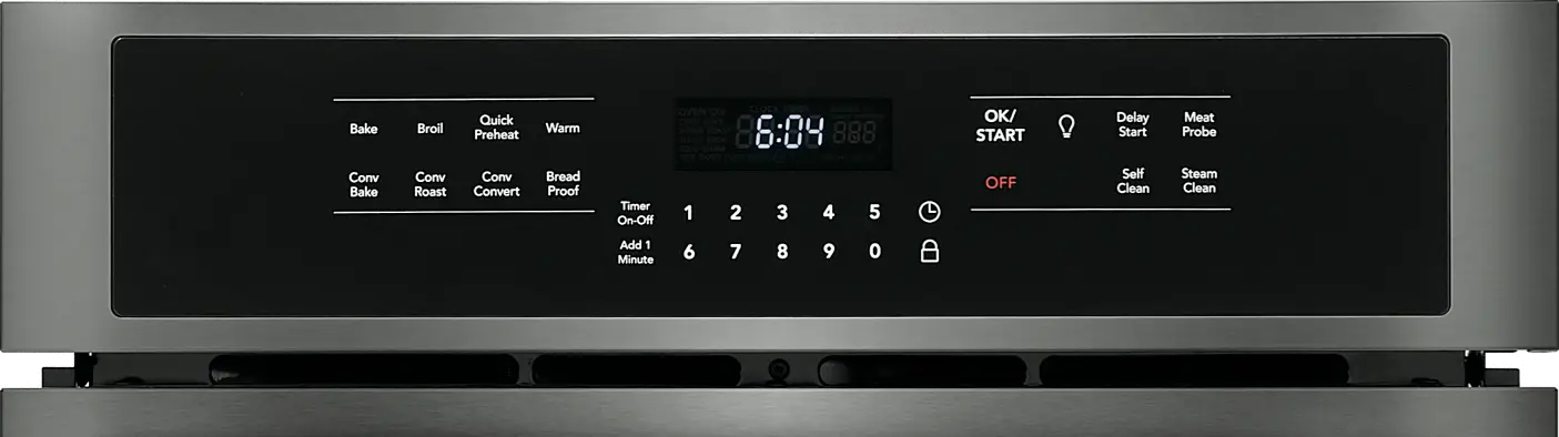 FGEW2766UD Frigidaire Gallery 27 Inch Single Wall Oven - 3.8 cu. ft. Black Stainless Steel-3