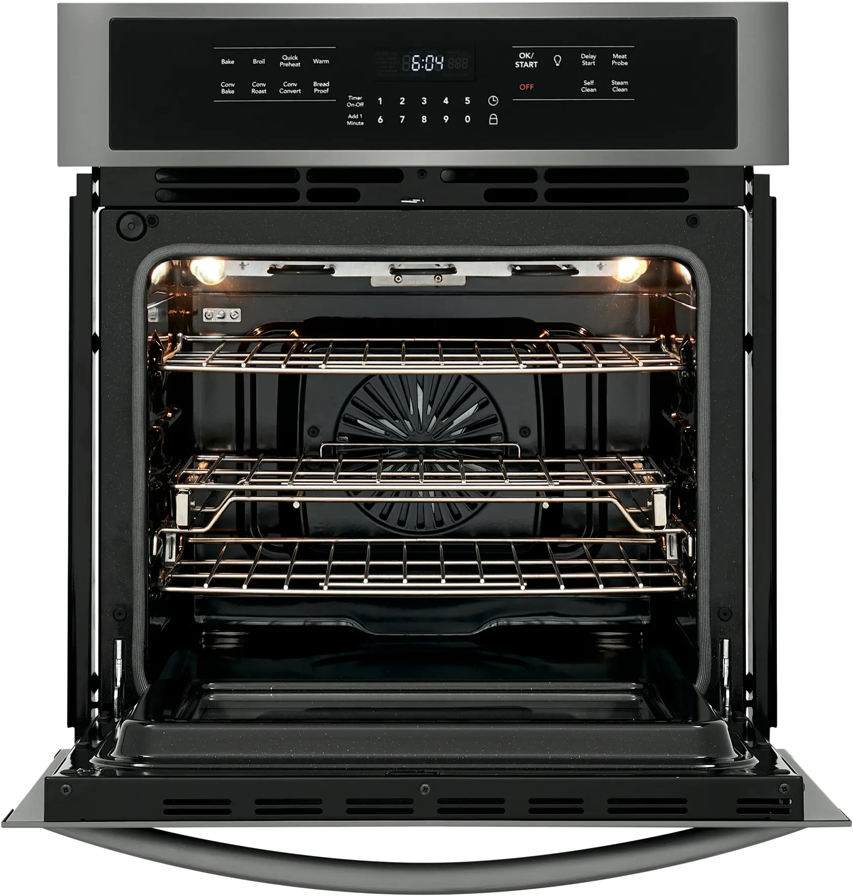 FGEW2766UD Frigidaire Gallery 27 Inch Single Wall Oven - 3.8 cu. ft. Black Stainless Steel-4