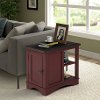 Rustic Cranberry Red Side Table - Americana