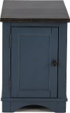 Rustic Denim Blue Side Table - Americana