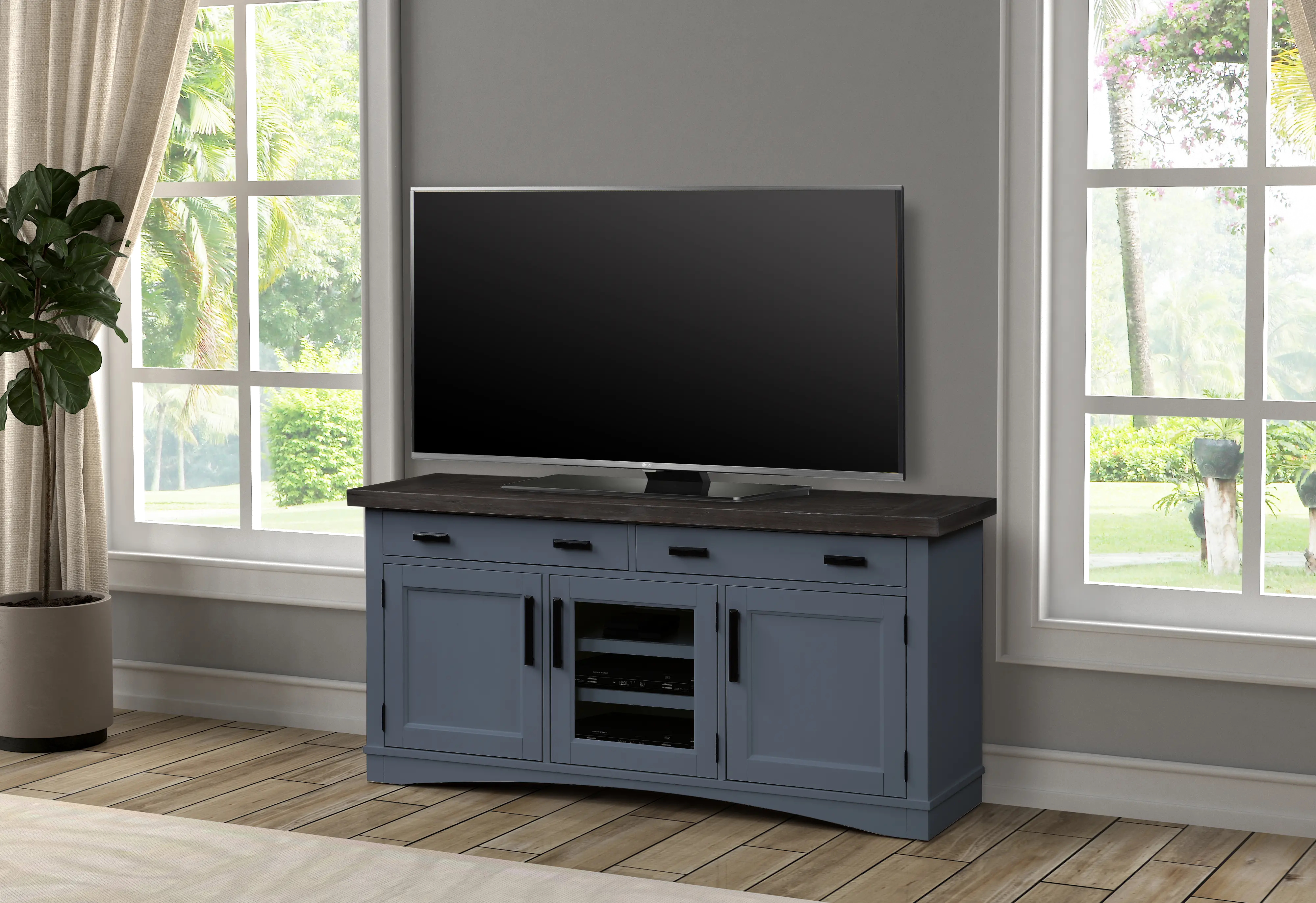 Amy Denim Blue 63 TV Stand-2