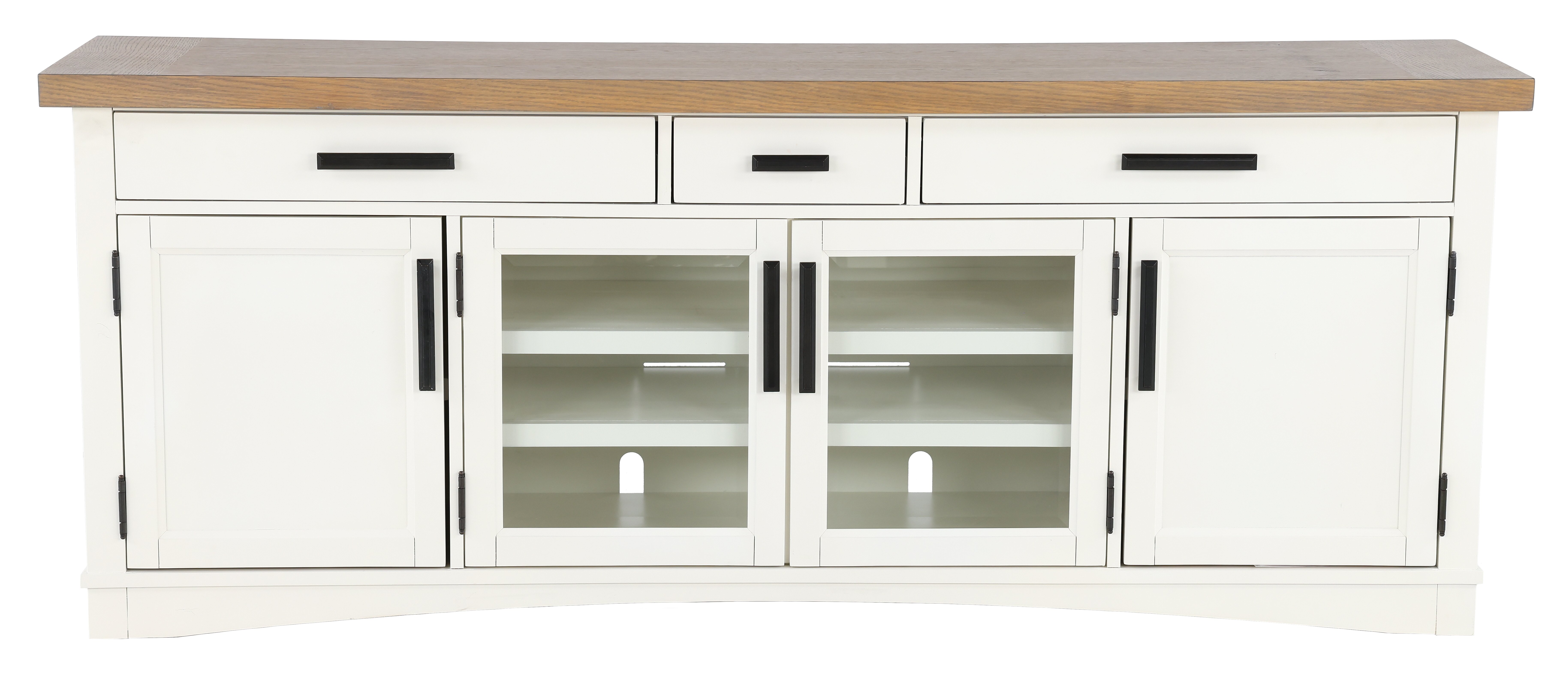 Amy Cotton White 76 TV Stand-1