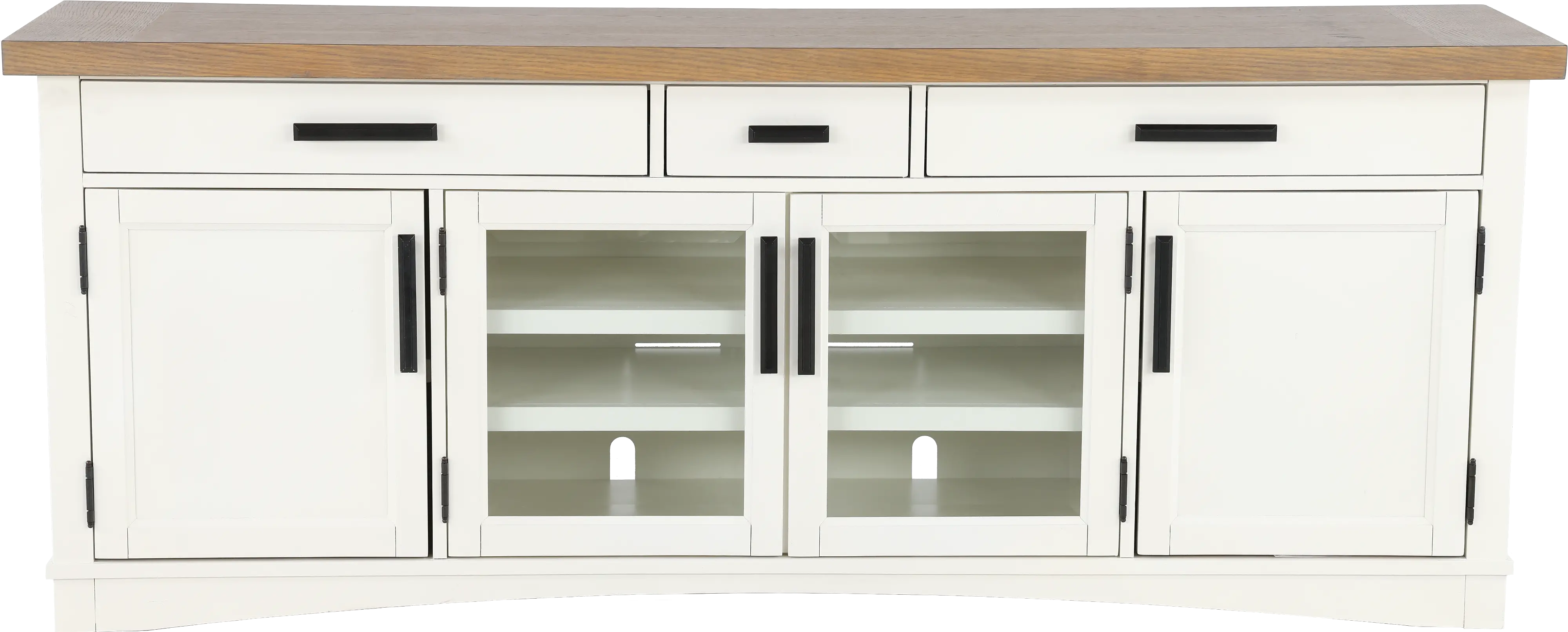 Amy Cotton White 76 TV Stand-1