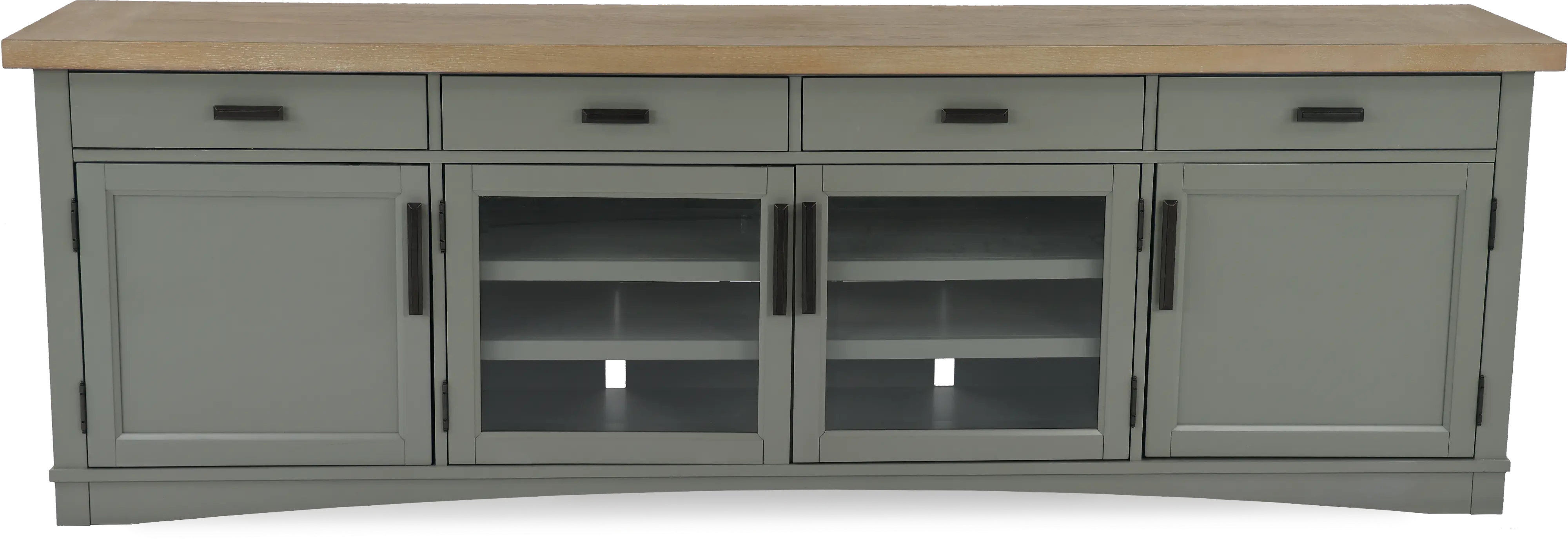 Amy Dove Gray 92 TV Stand-1