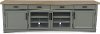 Rustic Dove Gray 92 inch TV Stand - Americana