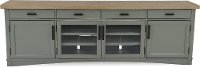 Rustic Dove Gray 92 inch TV Stand - Americana