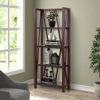 Cranberry Red Bookcase-2