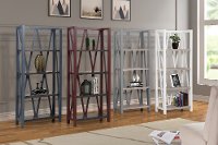 Cranberry Red Bookcase-3