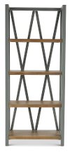 Dove Gray Bookcase